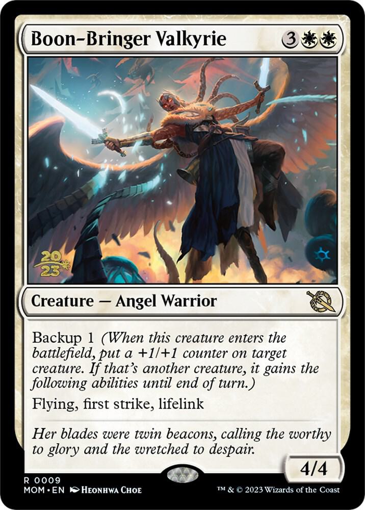 Boon Bringer Valkyrie 9s/162 (Prerelease Cards)  - Foil | Good Games Modbury