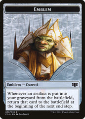 Daretti, Scrap Savant Emblem // Tuktuk the Returned Double-Sided Token [Commander 2014 Tokens] | Good Games Modbury