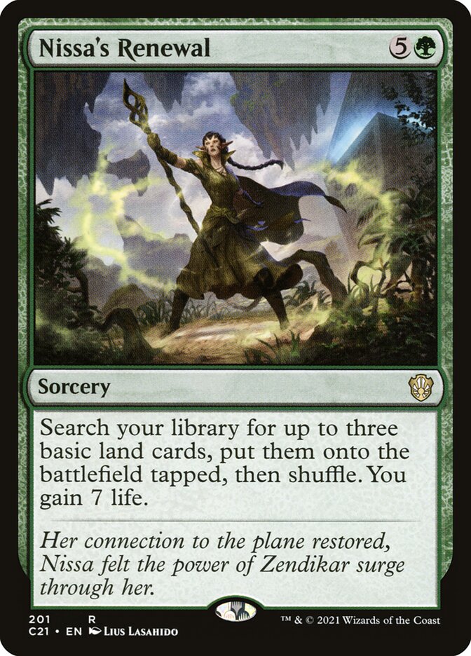 Nissa's Renewal 201/81 (Commander 2021)  | Good Games Modbury