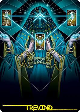 Strategic Planning Art Card Gold Stamped Signature 68 (Art Series: Strixhaven)  | Good Games Modbury