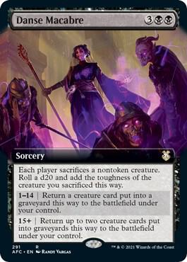 Danse Macabre Extended Art 291/62 (Commander: Adventures in the Forgotten Realms)  | Good Games Modbury