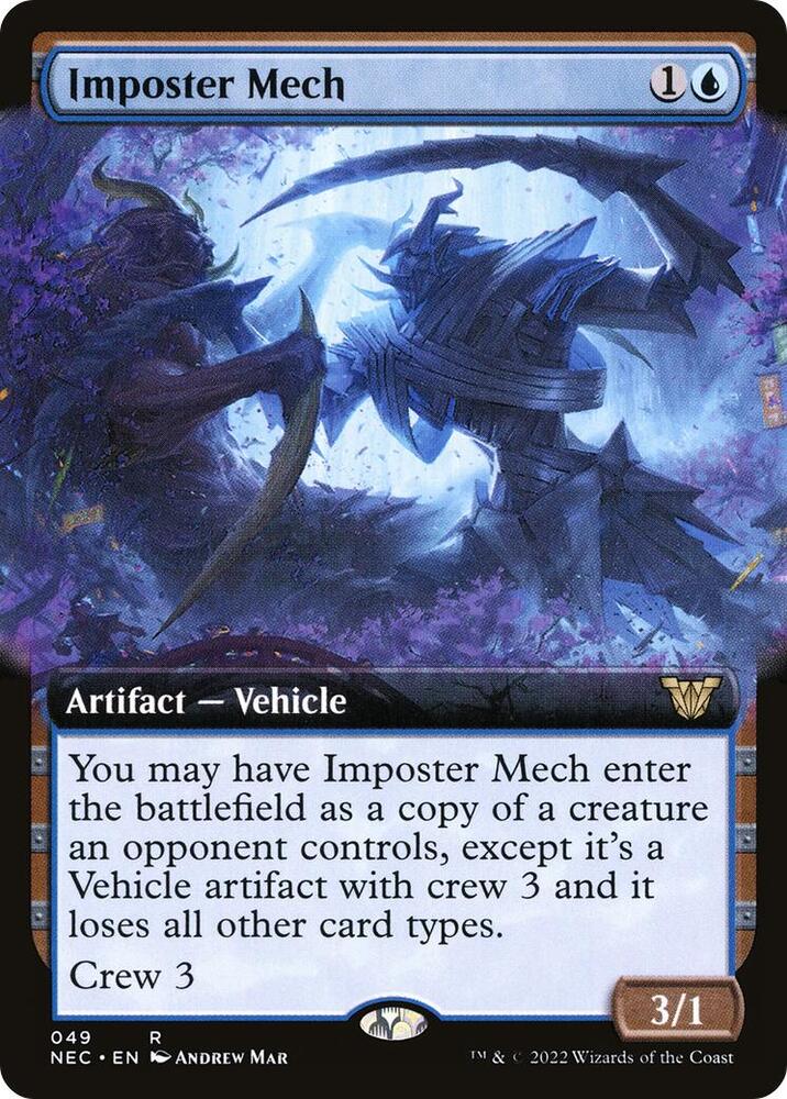 Imposter Mech 49/38 (Commander: Kamigawa: Neon Dynasty)  - Extended Art | Good Games Modbury