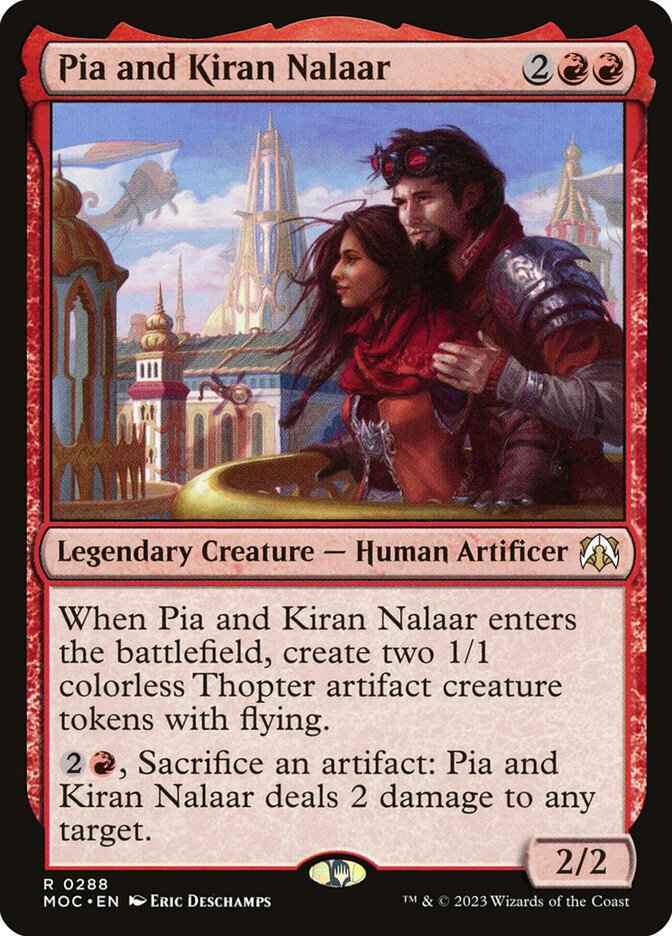 Pia and Kiran Nalaar 288/444 (Commander: March of the Machine)  | Good Games Modbury