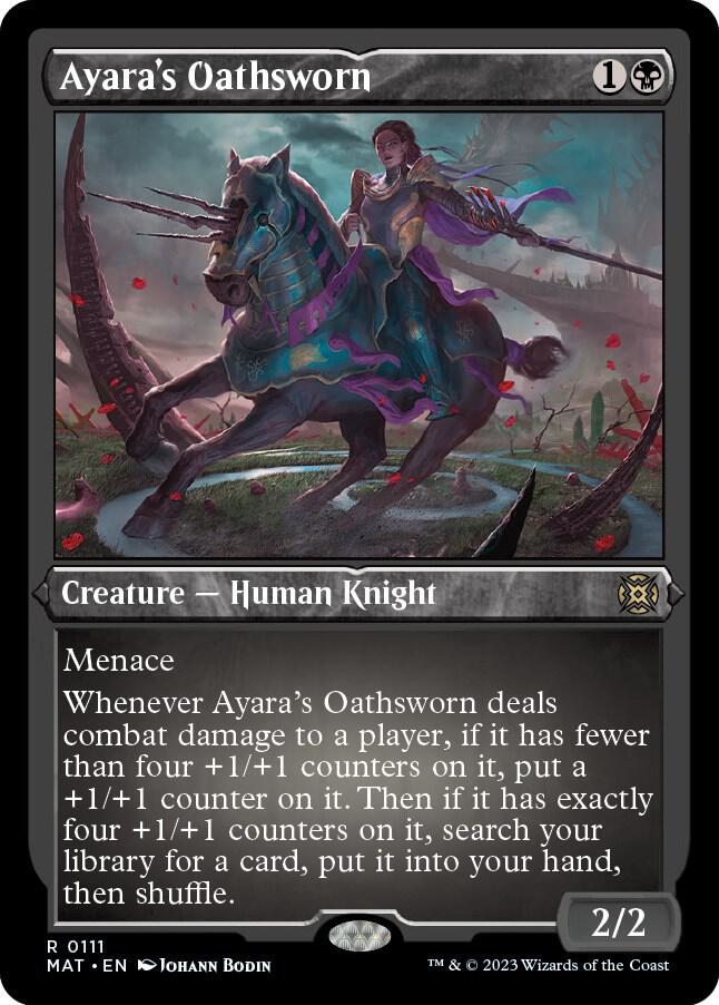 Ayaras Oathsworn 111/50 (March of the Machine: The Aftermath)  - Etched Foil | Good Games Modbury