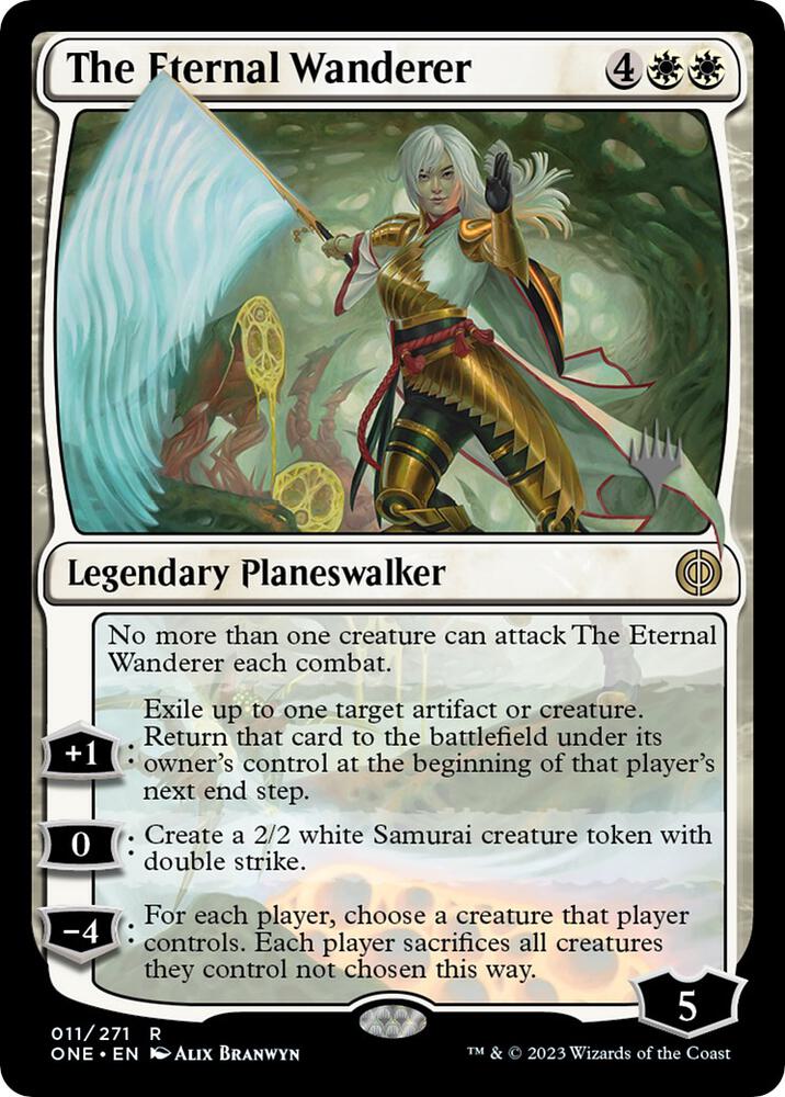 The Eternal Wanderer 11 (Promo Pack: Phyrexia: All Will Be One)  | Good Games Modbury