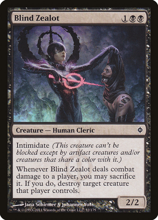 Blind Zealot 52/175 (New Phyrexia)  - Foil | Good Games Modbury
