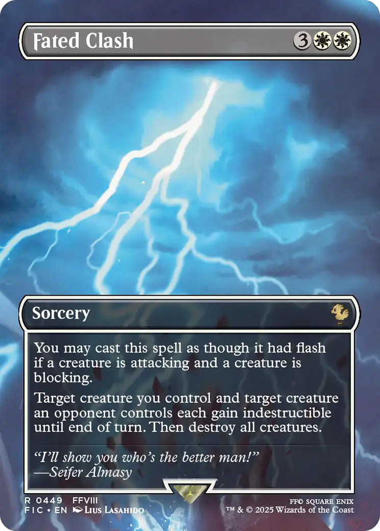 Fated Clash (Borderless) [FINAL FANTASY Commander] | Good Games Modbury