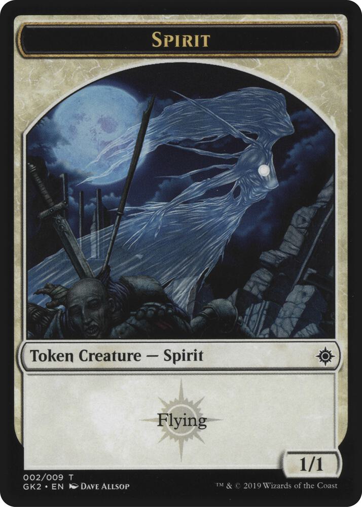 Spirit 002 Spirit 010 Double Sided Token 2 // 10 (Ravnica Allegiance: Guild Kits)  | Good Games Modbury