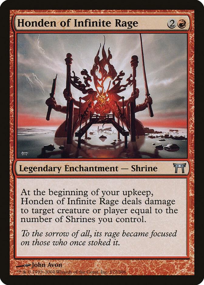 Honden of Infinite Rage 172/306 (Champions of Kamigawa)  - Foil | Good Games Modbury