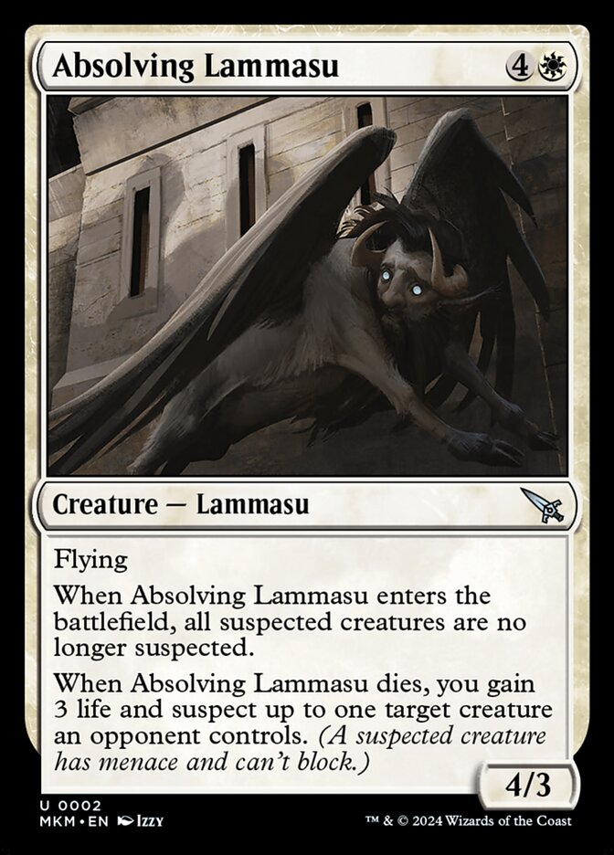 Absolving Lammasu 2/286 (Murders at Karlov Manor)  | Good Games Modbury