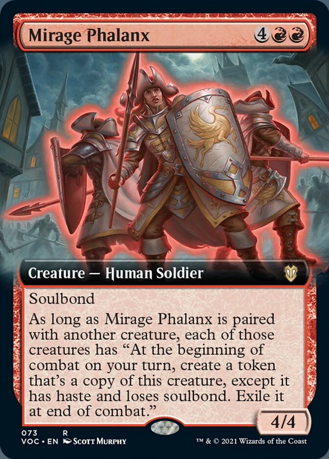 Mirage Phalanx (Extended Art) [Innistrad: Crimson Vow Commander] | Good Games Modbury