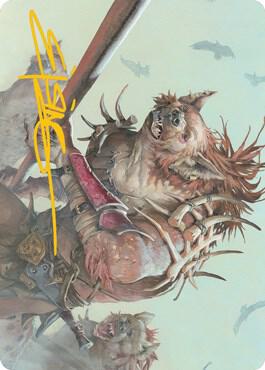 Gnoll Art Card Gold Stamped Signature 11 (Art Series: Adventures in the Forgotten Realms)  | Good Games Modbury