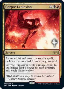 Corpse Explosion 179p/161 (Promo Pack: Streets of New Capenna)  - Foil | Good Games Modbury