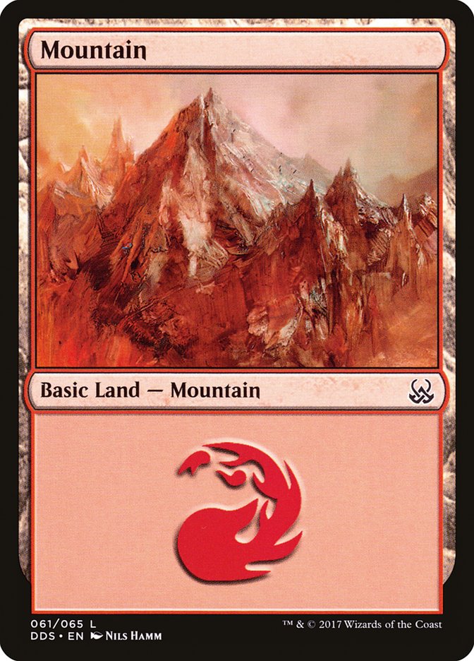 Mountain (61) [Duel Decks: Mind vs. Might] | Good Games Modbury