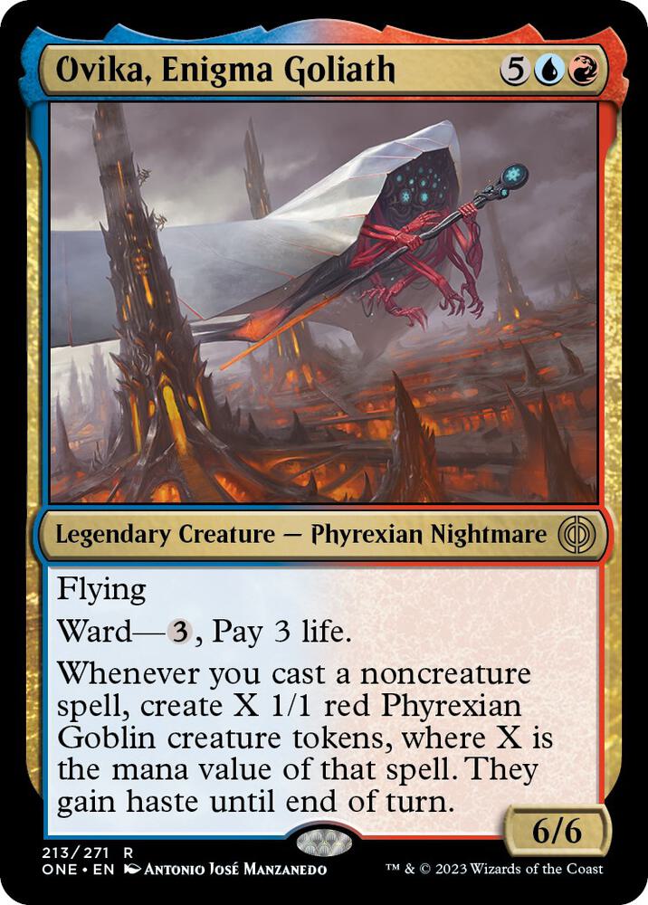 Ovika, Enigma Goliath 213/271 (Phyrexia: All Will Be One)  | Good Games Modbury