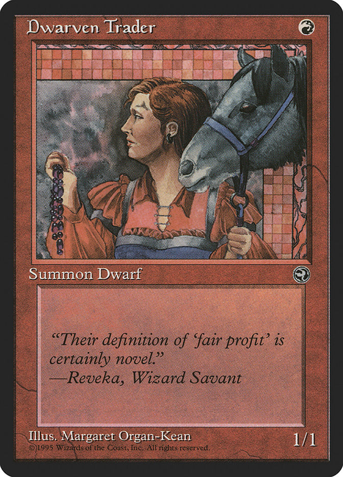 Dwarven Trader (Reveka Flavor Text) [Homelands] | Good Games Modbury