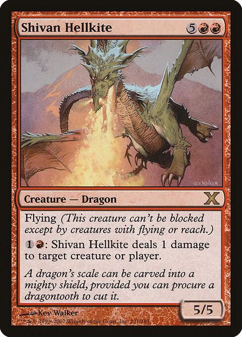 Shivan Hellkite 231/383 (10th Edition)  | Good Games Modbury