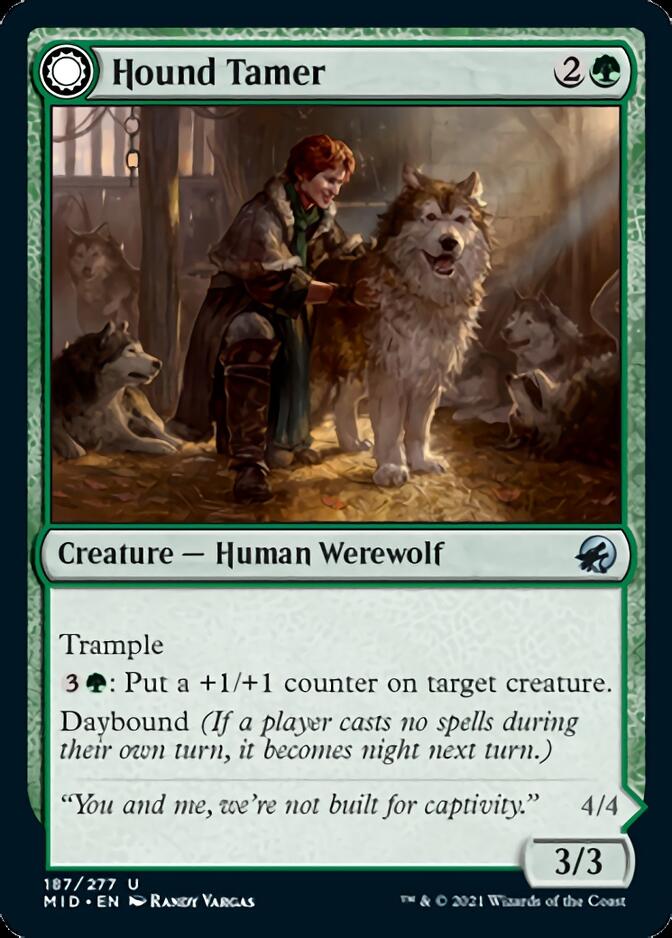 Hound Tamer // Untamed Pup [Innistrad: Midnight Hunt] | Good Games Modbury