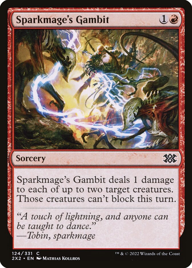 Sparkmage's Gambit 124/331 (Double Masters 2022)  | Good Games Modbury