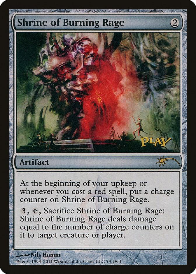Shrine of Burning Rage 73/79 (WPN & Gateway Promos)  - Foil | Good Games Modbury
