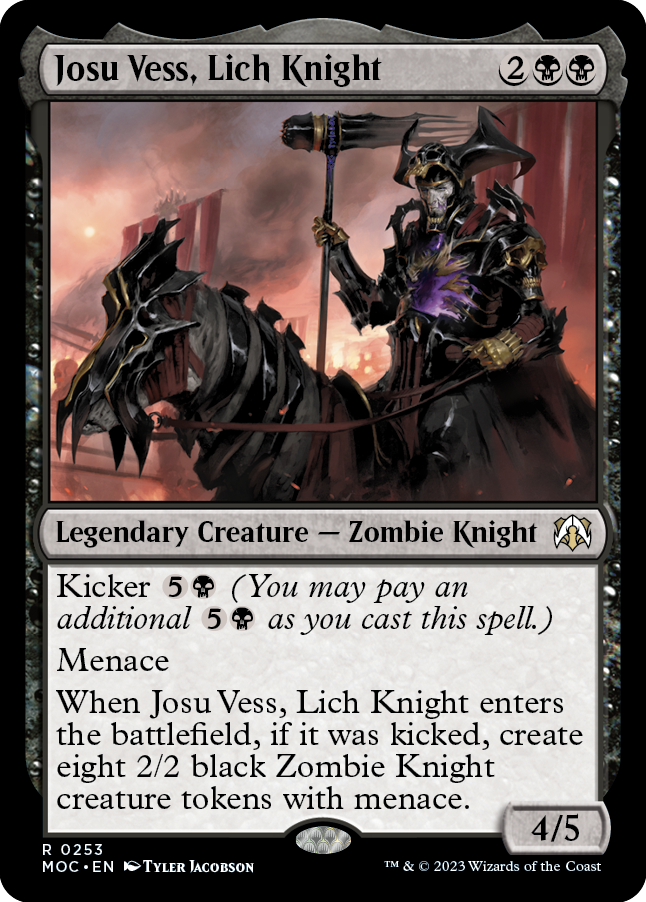 Josu Vess, Lich Knight [March of the Machine Commander] | Good Games Modbury