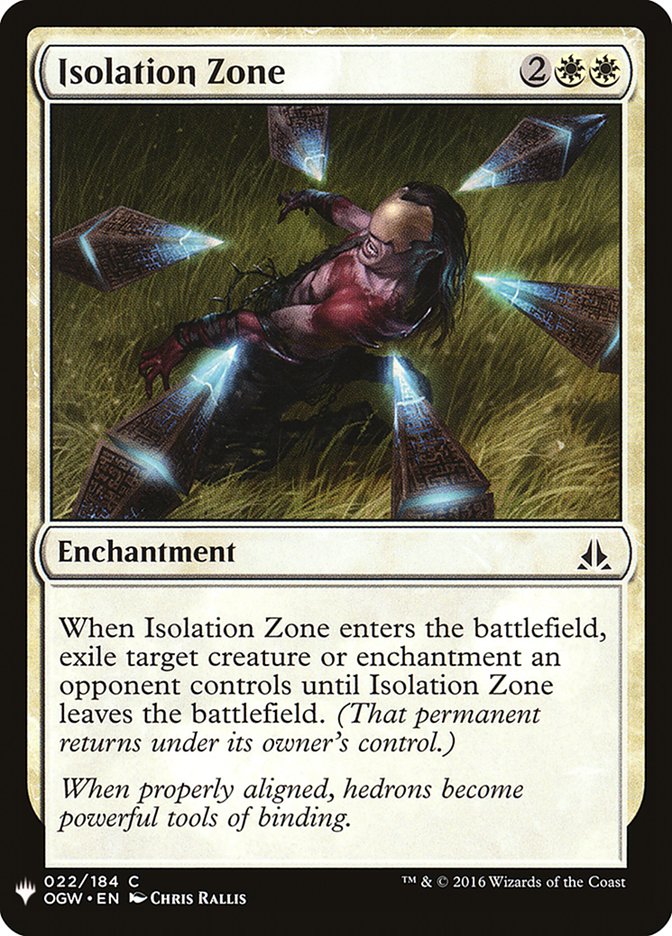Isolation Zone [Mystery Booster] | Good Games Modbury