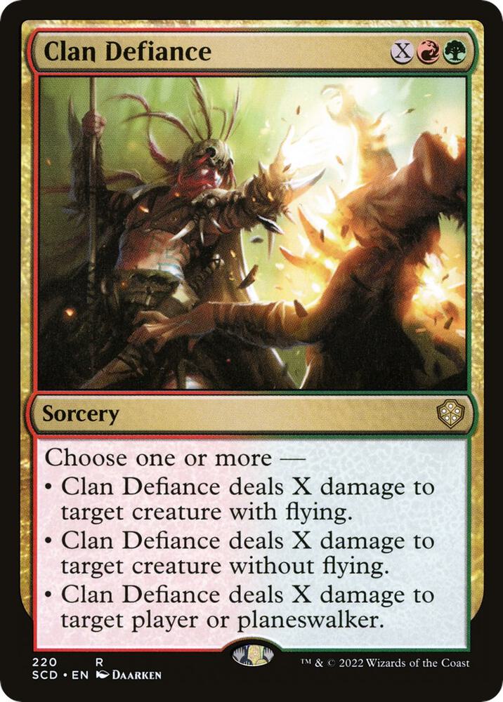 Clan Defiance 220/352 (Starter Commander Decks)  | Good Games Modbury