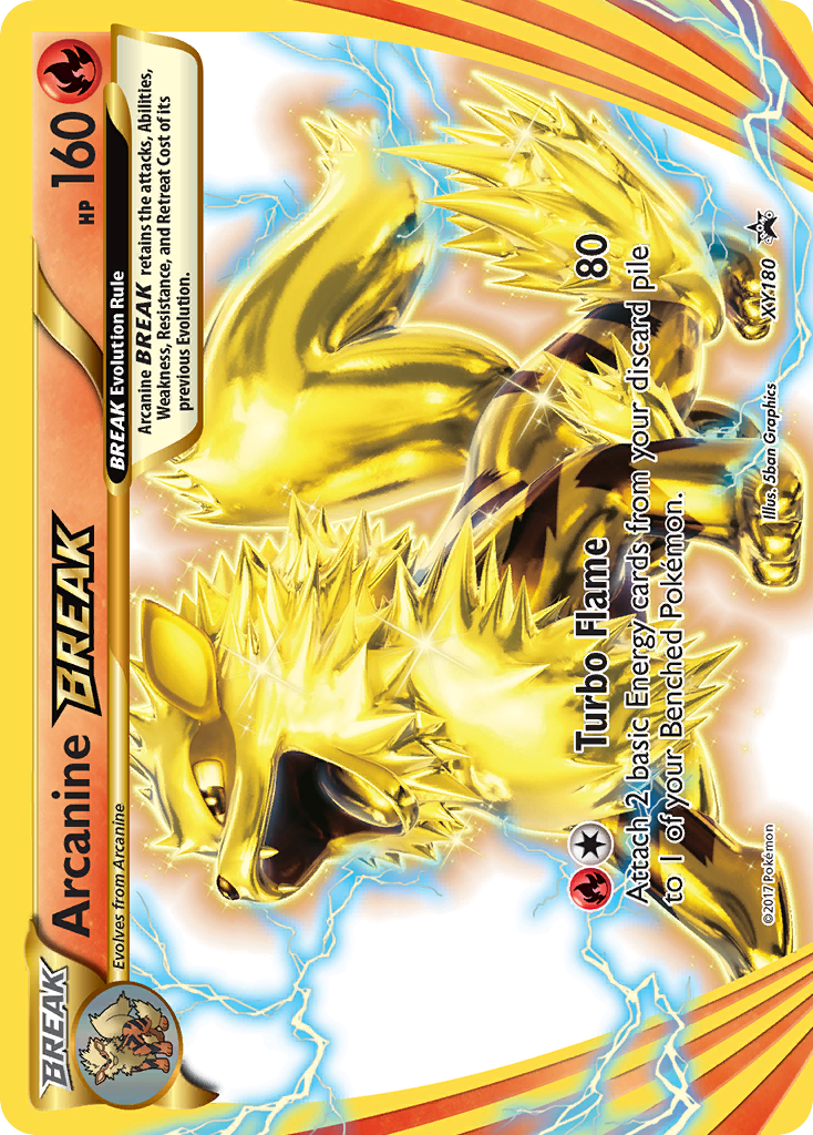 Arcanine BREAK (XY180) [XY: Black Star Promos] | Good Games Modbury