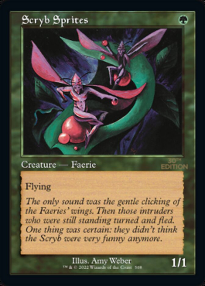 Scryb Sprites (Retro) [30th Anniversary Edition] | Good Games Modbury