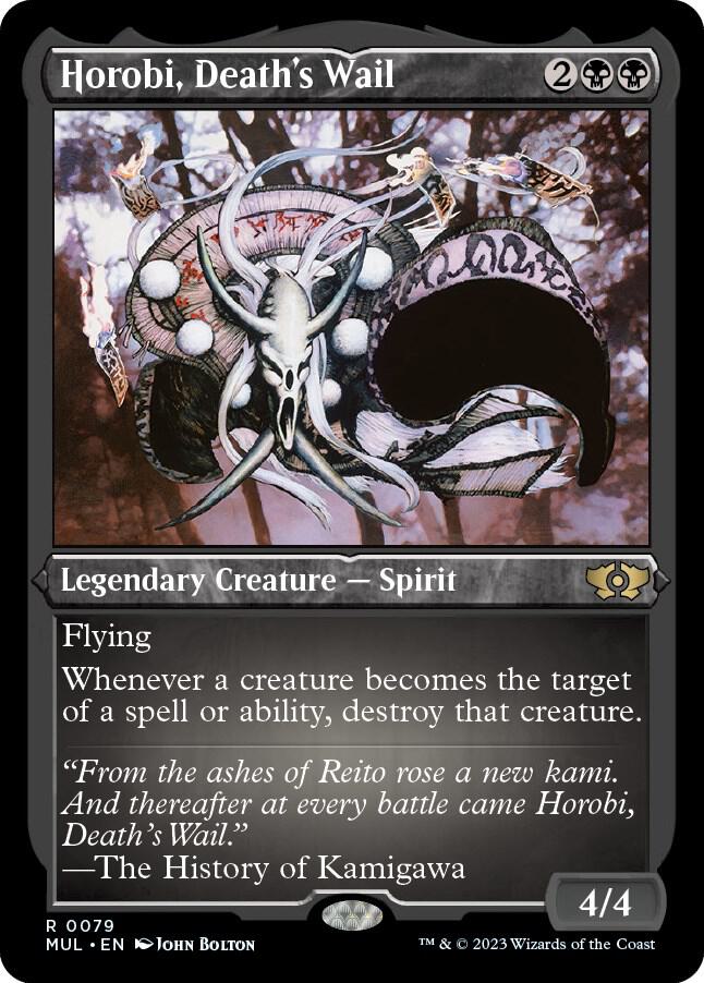 Horobi, Deaths Wail 79/65 (March of the Machine: Multiverse Legends)  - Etched Foil | Good Games Modbury