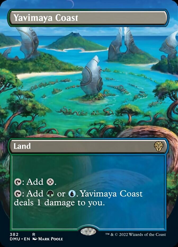 Yavimaya Coast (Borderless Alternate Art) [Dominaria United] | Good Games Modbury