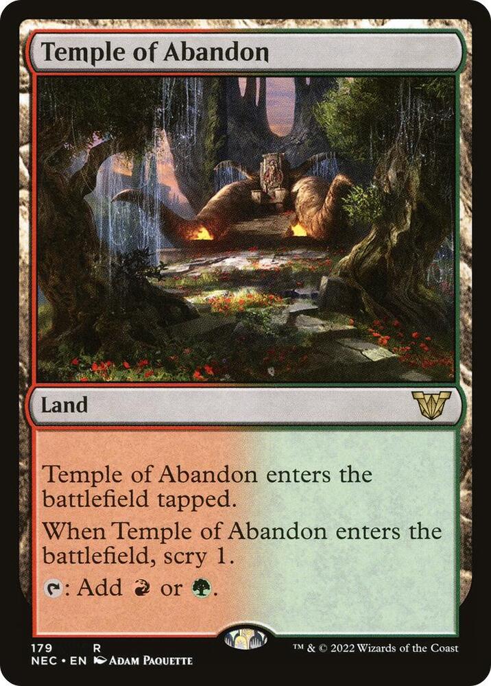 Temple of Abandon 179/38 (Commander: Kamigawa: Neon Dynasty)  | Good Games Modbury