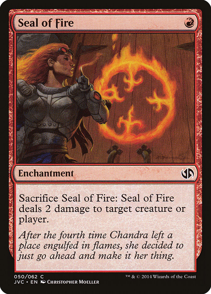 Seal of Fire 50/62 (Duel Decks: Anthology)  | Good Games Modbury