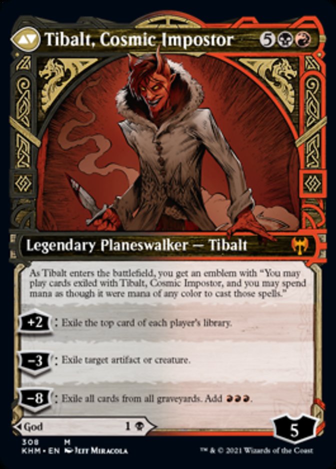 Valki, God of Lies // Tibalt, Cosmic Impostor (Showcase) [Kaldheim] | Good Games Modbury