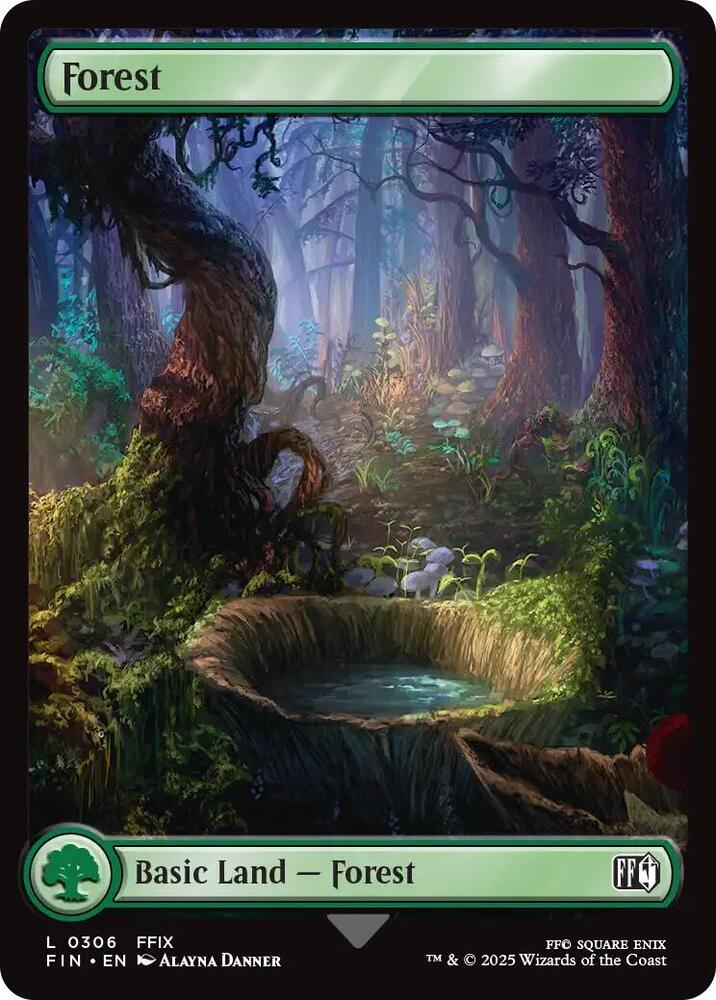 Forest 0306 306 (FINAL FANTASY)  - Full Art Foil | Good Games Modbury