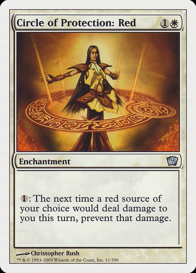 Circle of Protection: Red 11/350 (9th Edition)  | Good Games Modbury