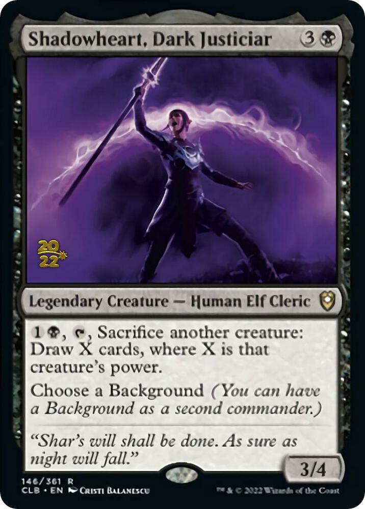 Shadowheart Dark Justiciar 146s/108 (Prerelease Cards)  - Foil | Good Games Modbury
