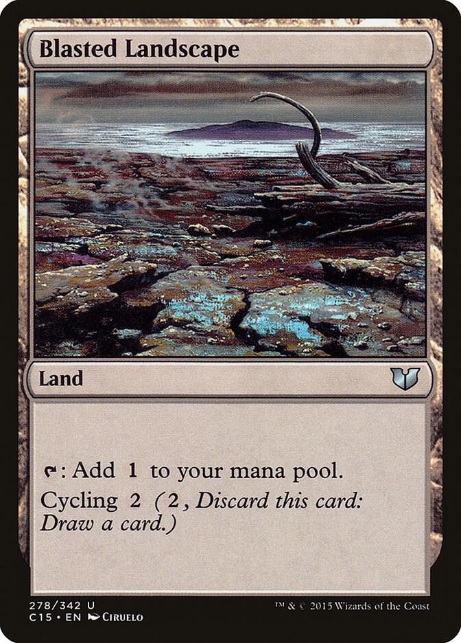 Blasted Landscape 278/342 (Commander 2015)  | Good Games Modbury