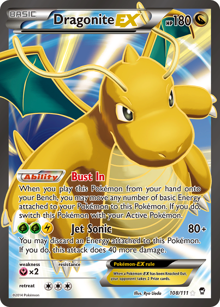 Dragonite EX (108/111) [XY: Furious Fists] | Good Games Modbury