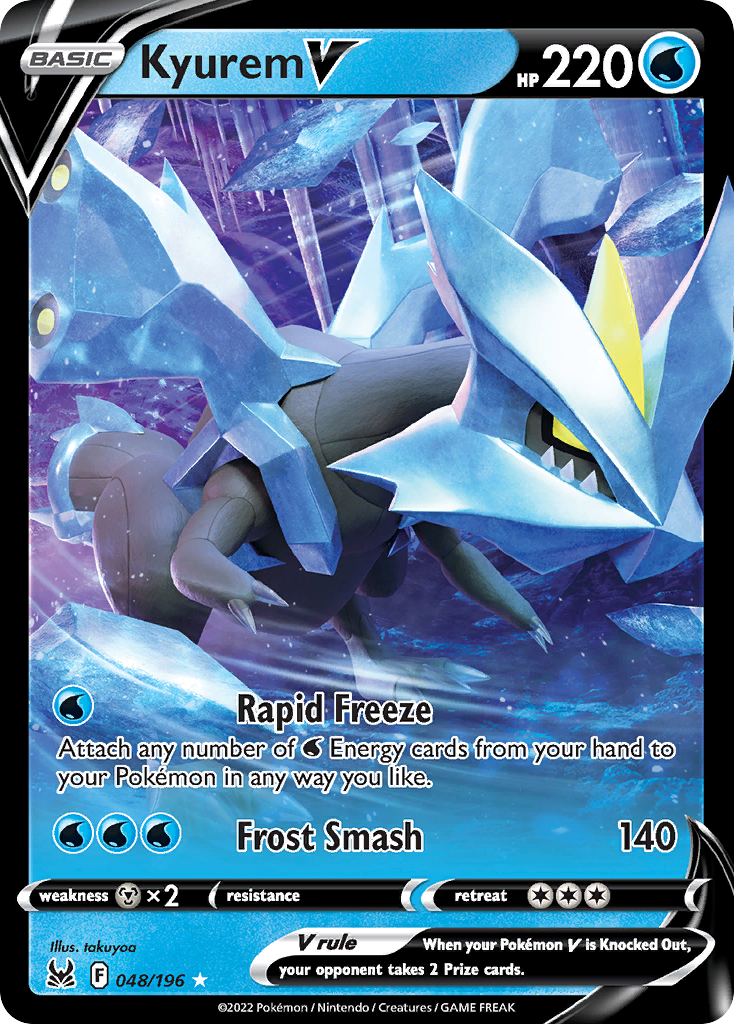 Kyurem V (048/196) (Jumbo Card) [Sword & Shield: Lost Origin] | Good Games Modbury