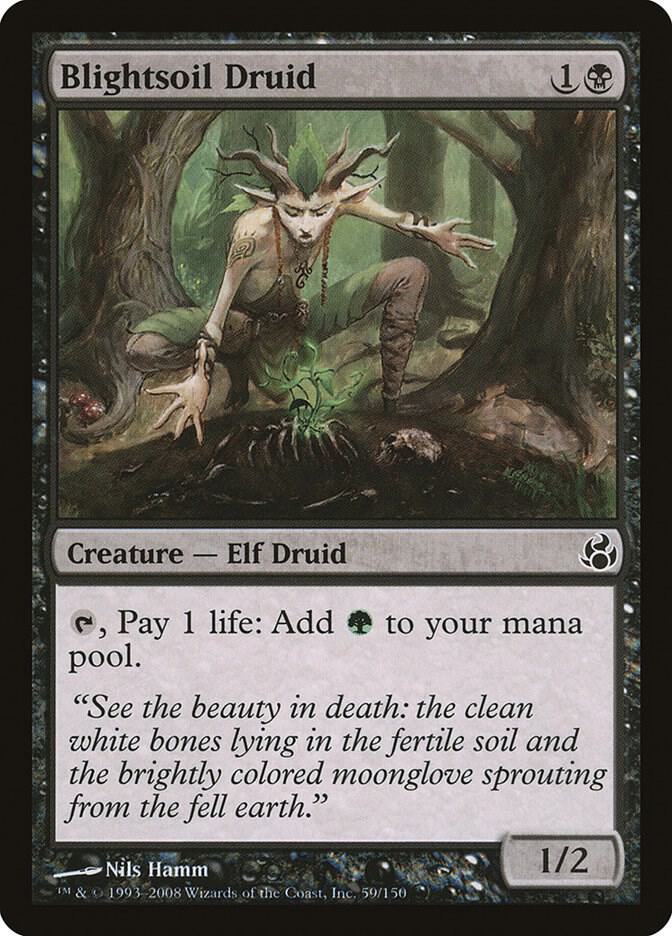Blightsoil Druid 59/150 (Morningtide)  - Foil | Good Games Modbury