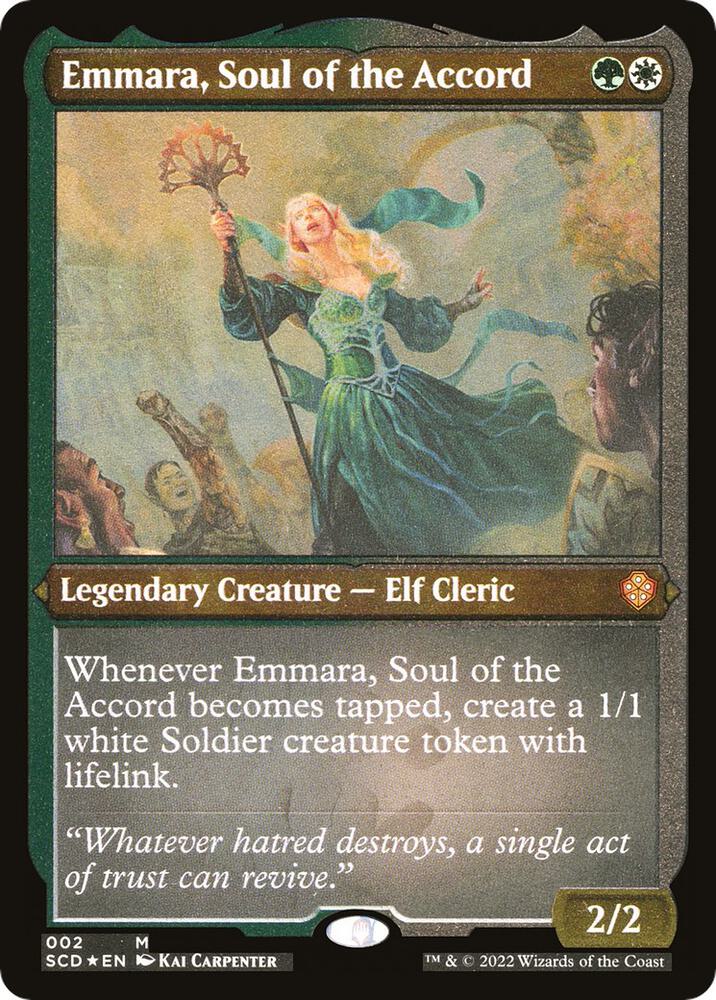 Emmara, Soul of the Accord 2 (Starter Commander Decks)  - Etched Foil | Good Games Modbury