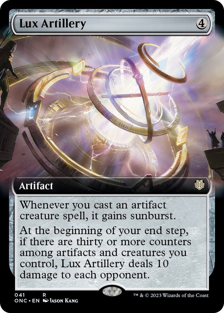 Lux Artillery 41 (Commander: Phyrexia: All Will Be One)  - Extended Art | Good Games Modbury