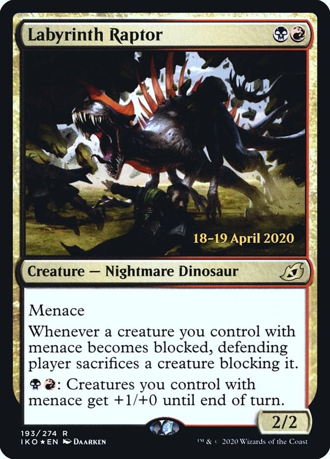 Labyrinth Raptor 193s/137 (Prerelease Cards)  - Foil | Good Games Modbury