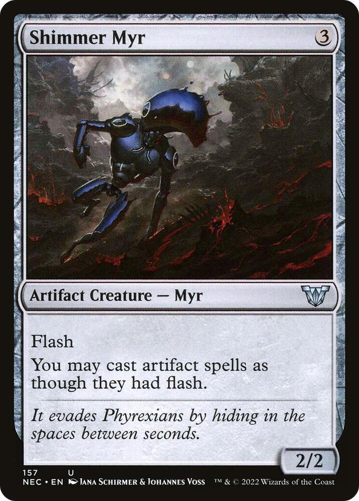 Shimmer Myr 157/38 (Commander: Kamigawa: Neon Dynasty)  | Good Games Modbury
