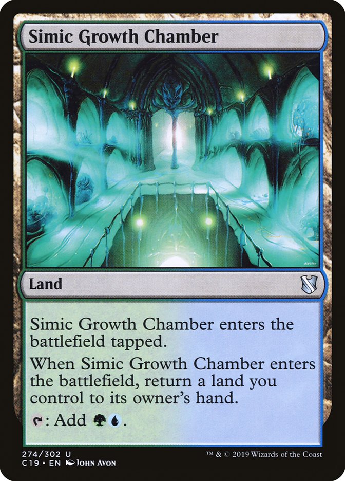 Simic Growth Chamber [Commander 2019] | Good Games Modbury