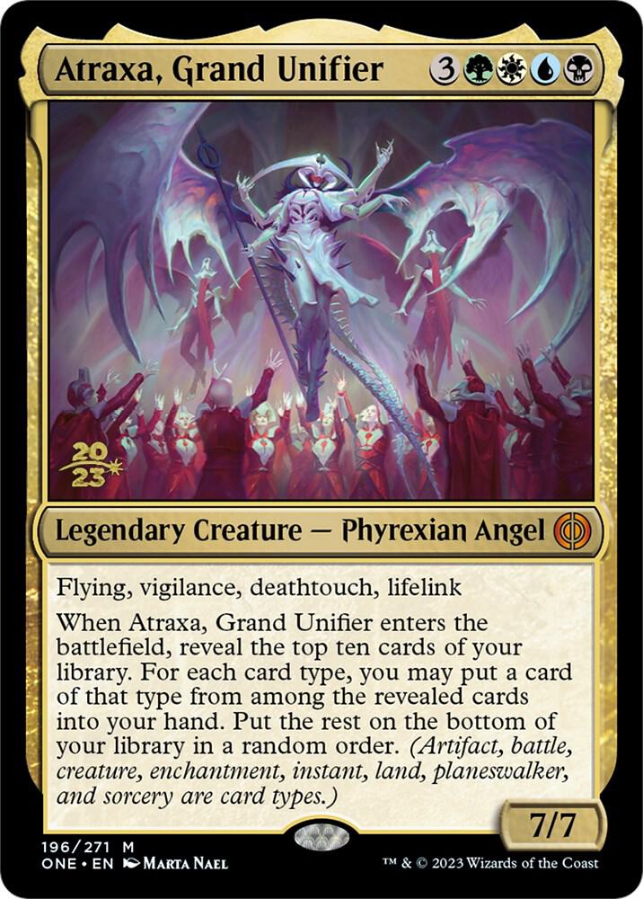 Atraxa, Grand Unifier 196s/160 (Prerelease Cards)  - PreRelease Foil | Good Games Modbury