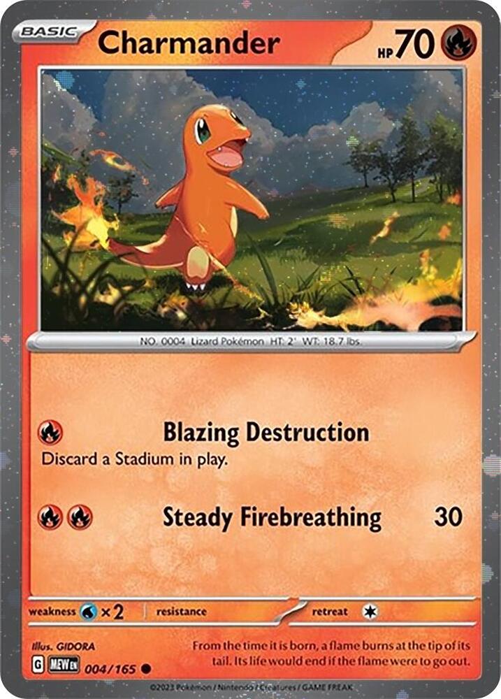 Charmander (004) (Cosmos Holo) [Scarlet & Violet: Black Star Promos] | Good Games Modbury