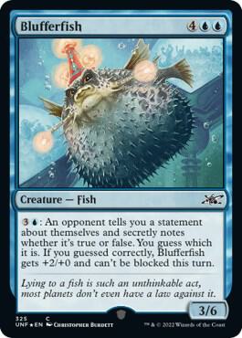 Blufferfish Galaxy Foil 325/244 (Unfinity)  - Foil | Good Games Modbury