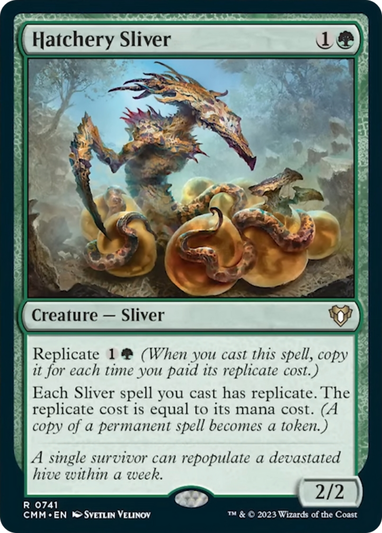 Hatchery Sliver [Commander Masters] | Good Games Modbury